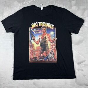 Canvas Mens XL Big Trouble in Little China T-Shirt Black